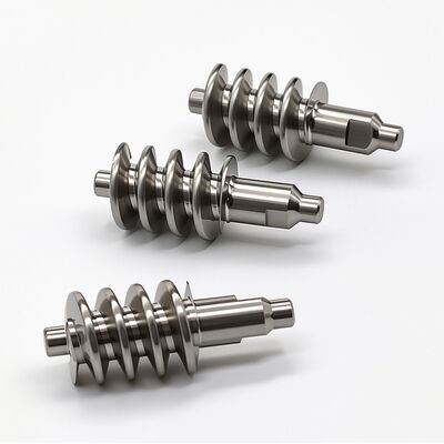 Thread 3 Helical Worm Gear Mechanism Polishing Precision Engineered Durable Performance Suitable Industrial Applications