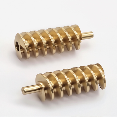 Head Number 2 Worm Shaft And Worm Gear featuring Thread 3 and Low Noise Operation suitable for Precision Machinery